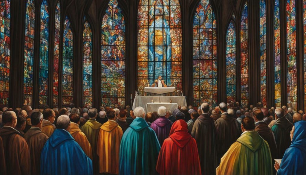 Focus and Worship in a Catholic Mass