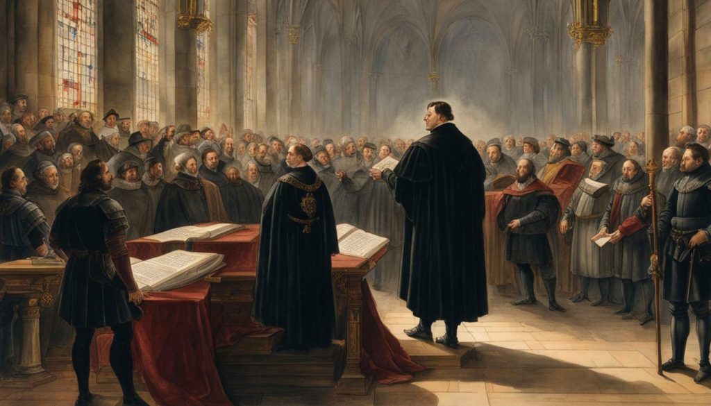 Martin Luther at the Diet of Worms