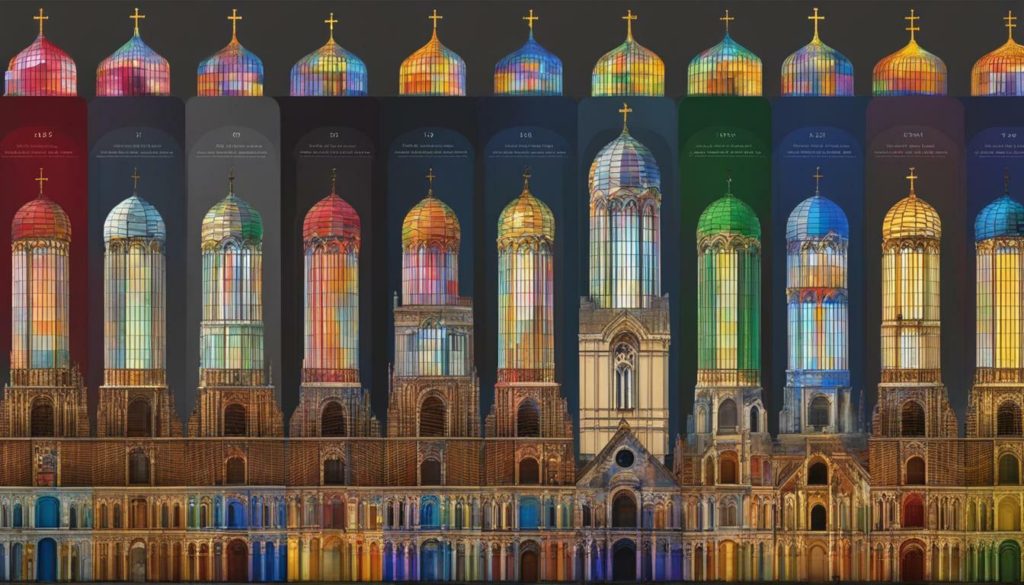 church per capita comparison