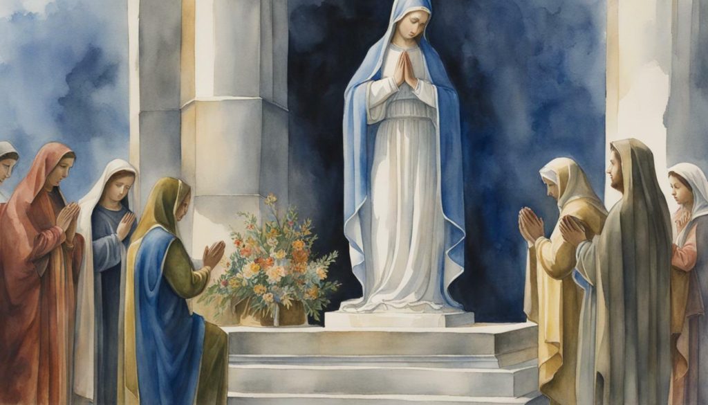 why do catholics pray to mary