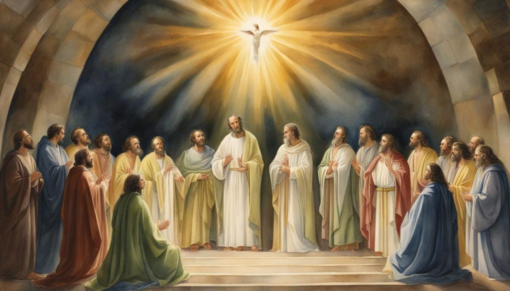 Holy Spirit and apostles